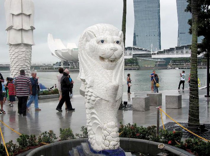 Merlion is a marketing icon used as a national personification of Singapore