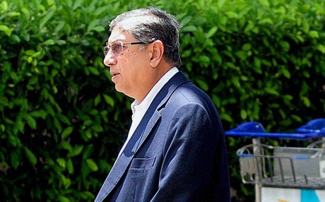 N Srinivasan: Stepping aside, Sir? Stop right there; perhaps you need to step down. Totally.