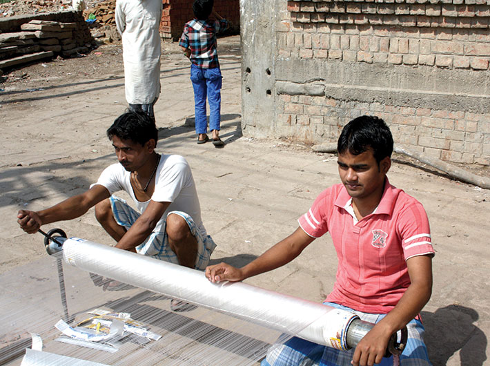Weavers of Varanasi at work: do they have better days coming?