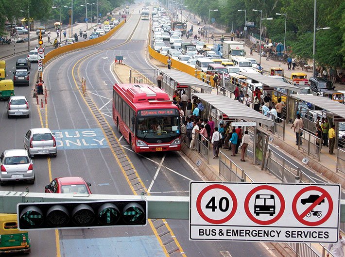 Delhi`s sole BRT corridor was abandoned after a negative media campaign in 2008