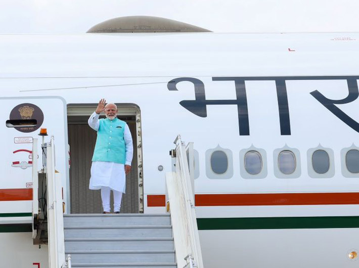 PM leaves for Russia, Austria