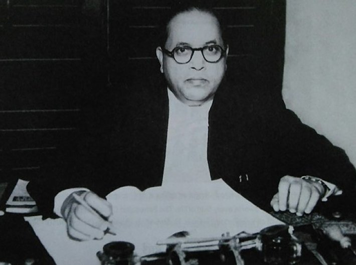Dr B. R. Ambedkar, the chairman of the Drafting Committee of the Constituent Assembly