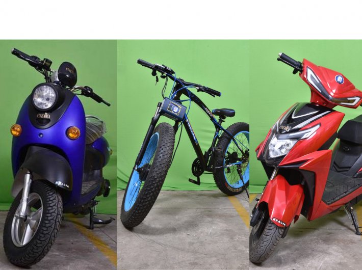 Electric two-wheelers are increasingly becoming part of India`s urban landscape.