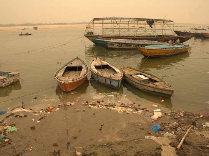 This is how Ganga looks in Varanasi