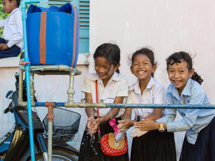 A campaign in schools teaches children the importance of handwash and other hygiene practices (Picture courtesy: UN)