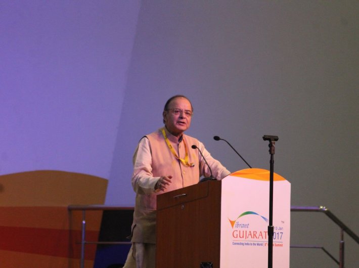 Arun Jaitley at the Vibrant Gujarat Conference
