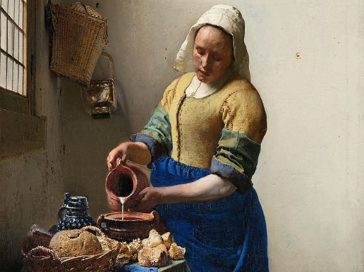 `The Milkmaid` (detail) by Johannes Vermeer (Image courtesy: Google Arts and Culture)