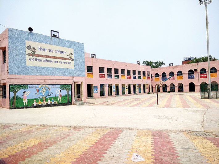 The Sarvodaya Co-Ed Senior Secondary School at Sultanpuri in northwest Delhi is among the outliers (Photo: Pranita Kulkarni)