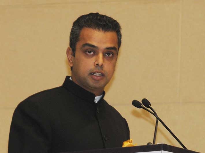 Milind Deora, Minister of state for IT, communicationsand shipping, MP from Mumbai