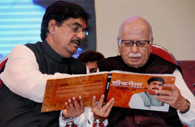 Gopinath Munde (here with LK Advani) last year committed a gaffe when he said in public that the limit was too low and he had to spend something like Rs 8 crore on his election in 2009 – but his affidavit puts the figure at only Rs 19.32 lakh, which is less than half the then limit