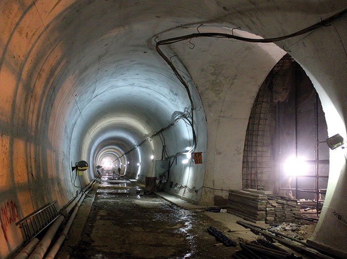 Work in progress at Chennai-Nashri tunnel