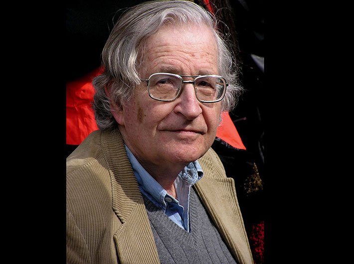 Noam Chomsky. (Source: Wikipedia Commons)