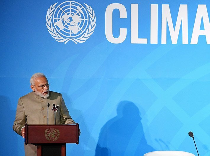 PM Narendra Modi addresses Climate Action Summit 2019 on Monday