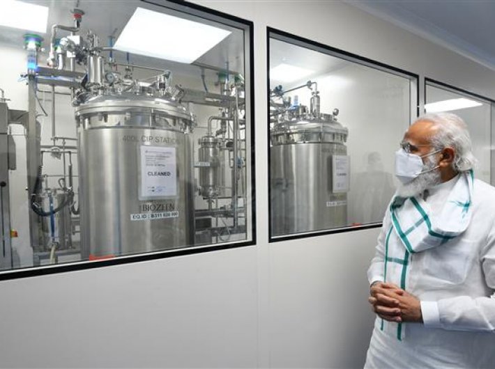 PM Narendra Modi had visited three accine manufacturing unites in November-end.