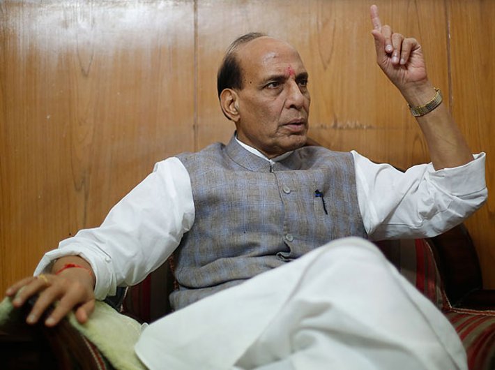 Top priority is to bolster morale of the police force, says union home minister Rajnath Singh.