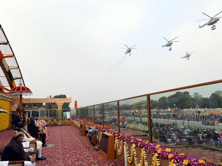 The Republic Day 2022 parade, held amid Covid-19 restrictions, remained as spectacular as ever.