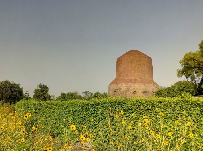 A view of Sarnath, near Varanasi, from where the famed `Lion Capital of Ashoka` was found. (GN Photo)