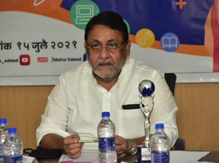  Minister of state for skill development, employment and entrepreneurship Nawab Malik launching the online admission process on Thursday.