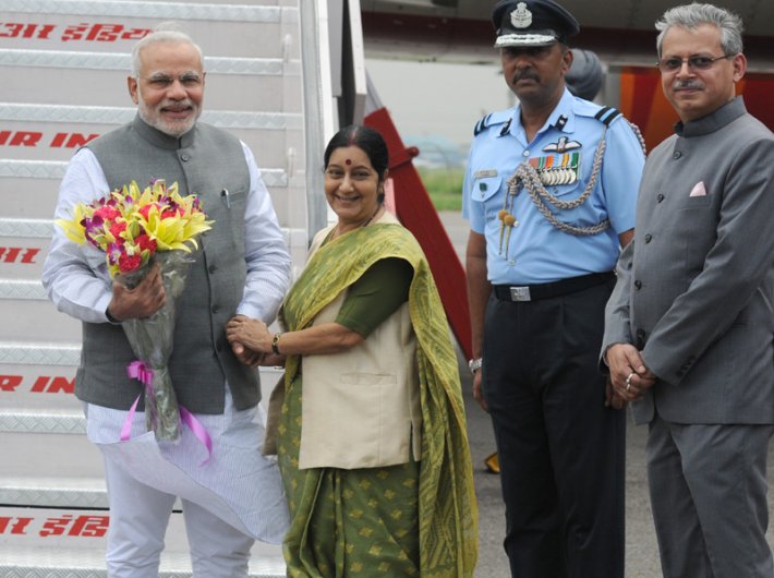 External affairs minister Sushma Swaraj says India`s image has grown almost overnight under prime minister Narendra Modi.