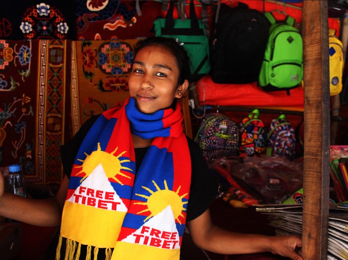 Sunita (31) was born in India and her parents owe a lot to the country. She is part of the group “Students for a free Tibet” which works for the Tibetan people in their struggle for freedom and independence.