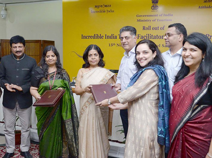 The secretary, ministry of tourism, Rashmi Verma at the roll out of the Incredible India Tourist Facilitator Certification (IITFC) Programme, in New Delhi 