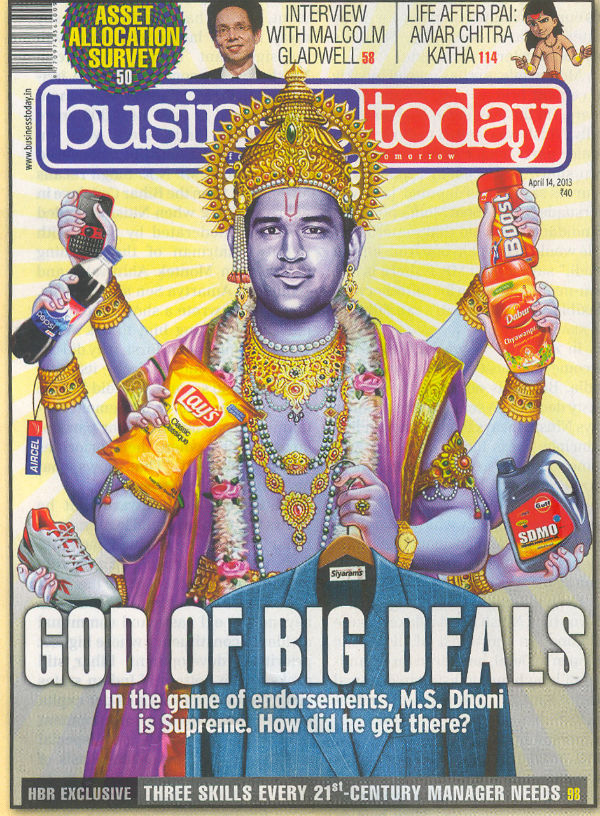 The Business Today magazine cover that has made the petitioners see red for what they call `conspiracy` against Hinduism.