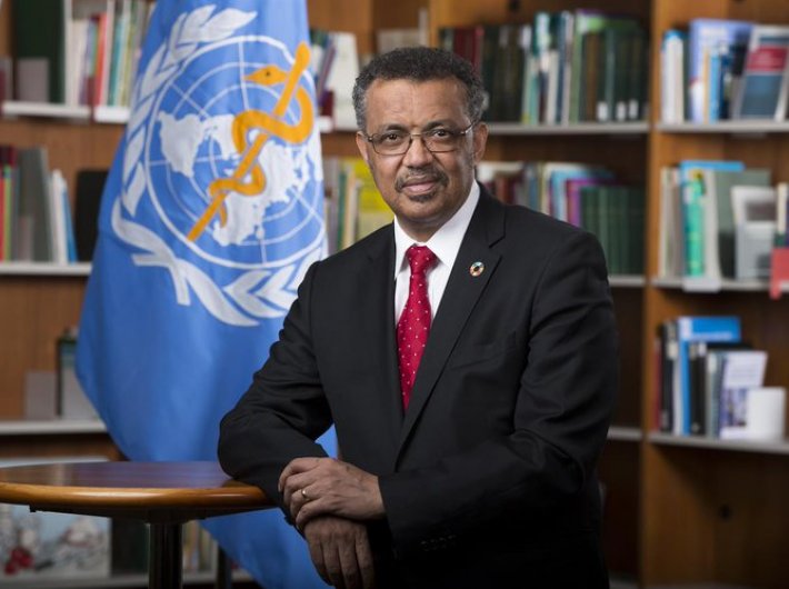 WHO director general Dr Tedros Adhanom Ghebreyesus, whose organisation is facing pulls and pressures of the rift in globalisation (Photo courtesy: twitter.com/WHO)