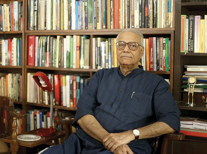 Yashwant Sinha. (Photo: Arun Kumar)