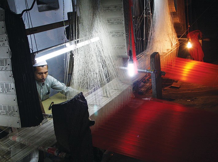 A weave in Varanasi (Photo: Swati Chandra/ Governance Now)