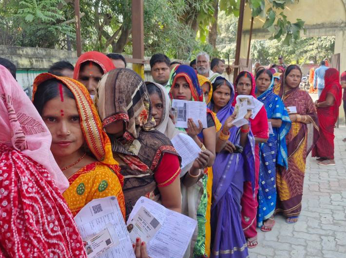 Women voters in Bihar (File Picture, courtesy ECI)