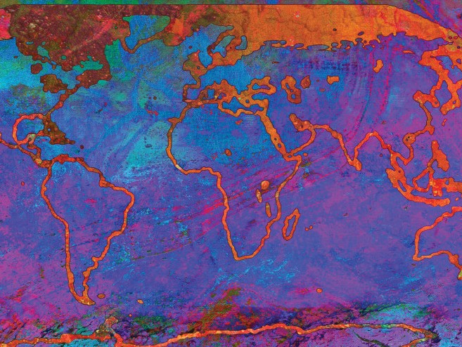 A heat map indicating climate change (Image courtesy: IPCC)