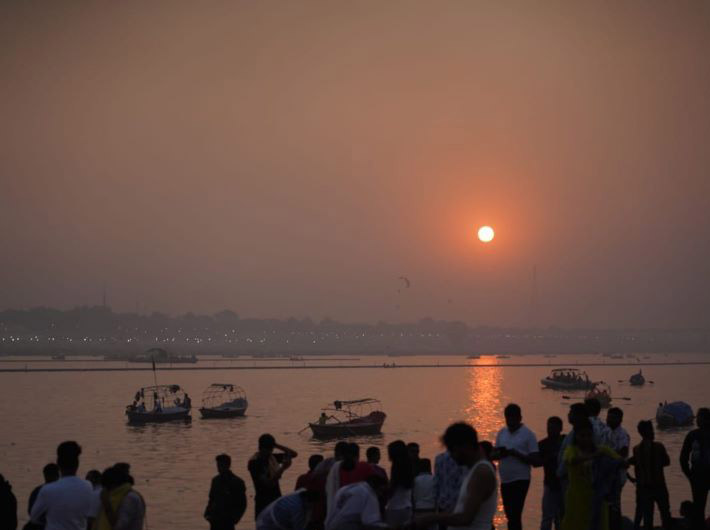 (A scene from the Mahakumbh at Prayagraj in 2025: India on display in many of its multiple hues)