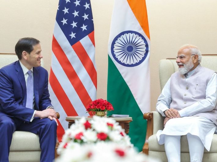 US secretary of state Marco Rubio met prime minister Narendra Modi in New Delhi on May 23