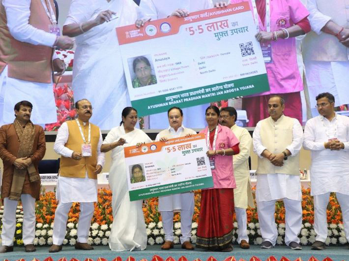 Ayushman cards of AB PM-JAY being distributed to beneficiaries from NCT of Delhi on April 10, 2025 (Photo for represenational purpose only)