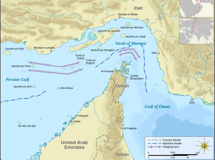 (Map courtesy Goran_tek-en via https://commons.wikimedia.org/wiki/File:Strait_of_Hormuz-svg-en.svg)